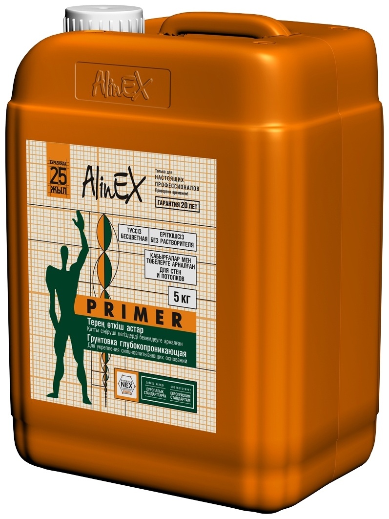 Грунтовка AlinEX Primer 5 кг, бесцветный