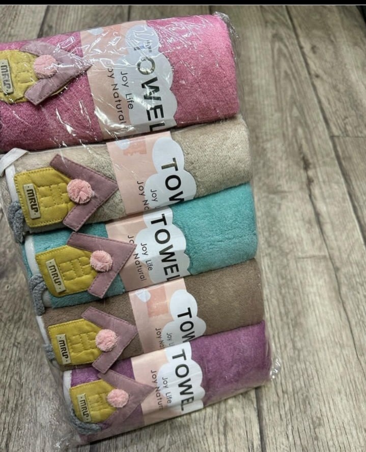 Полотенце, набор полотенец Ali Textile Home 70x35 см, микрофибра, 5 шт,