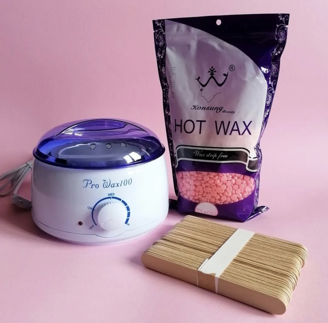 Набор Pro-wax воскоплав, воск в гранулах, шпатель