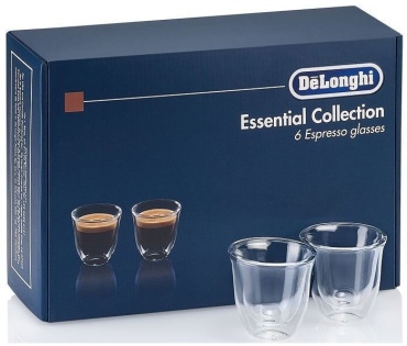 Набор стаканов Delonghi 60 мл, стекло, 6 шт