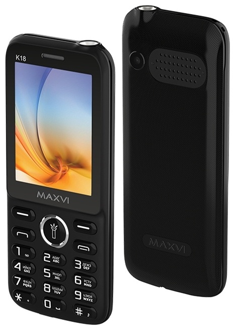 Купить Мобильный телефон MAXVI K18 черный в Алматы – Магазин на Kaspi.kz