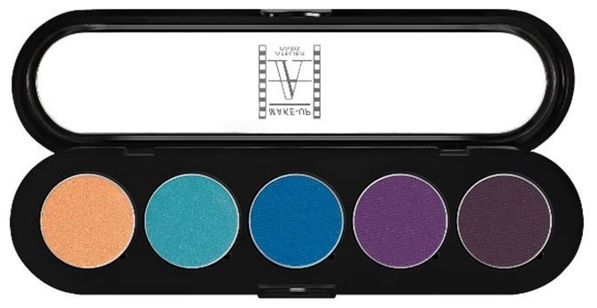 Make-Up Atelier Paris тени прессованные 5 Eyeshadows Palette T21 Tropiques