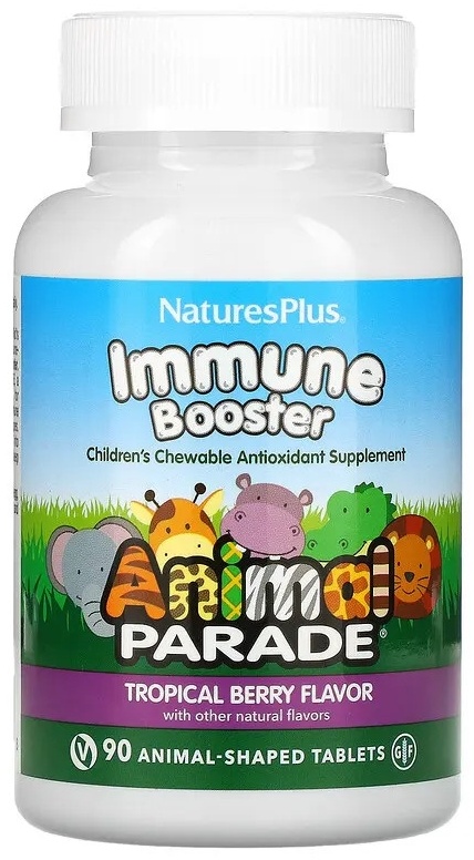 Купить NaturesPlus Animal Parade Immune Booster Chewable – Tropical ...