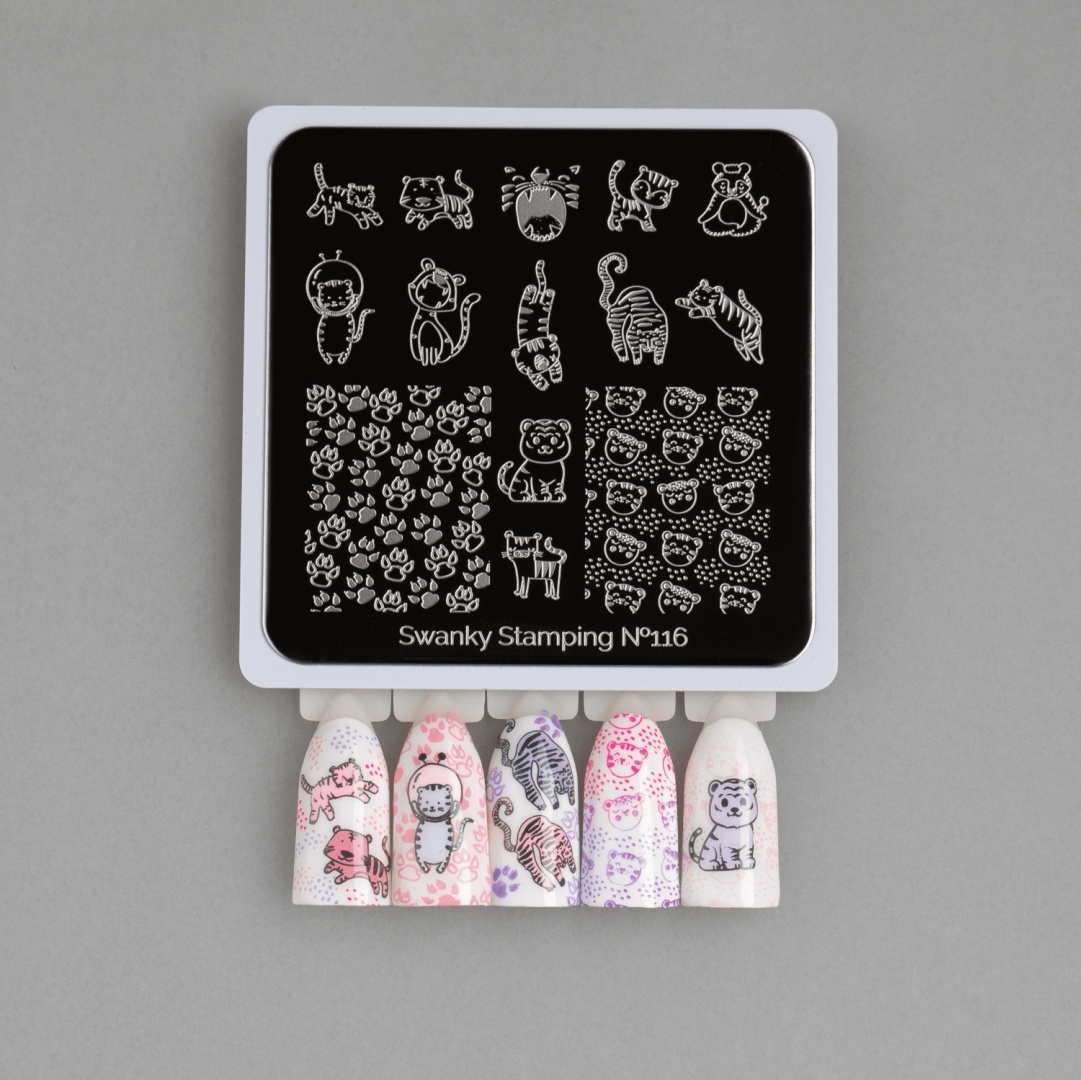 Swanky Stamping пластина для стемпинга mini 116, 6*6см