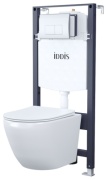 IDDIS унитаз с инсталляцией BASB010i73, санфаянс