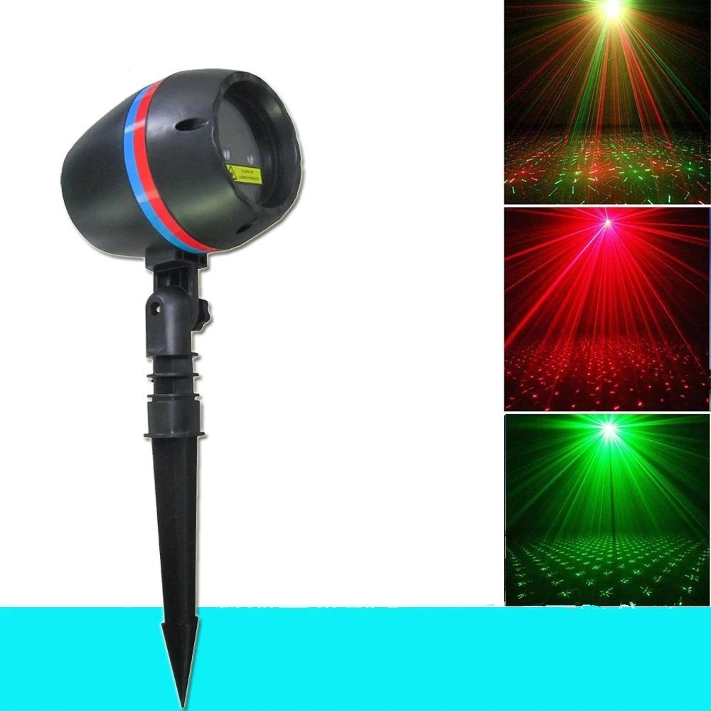Прожектор грунтовый Star Shower Laser Light 2 Вт, зеленый