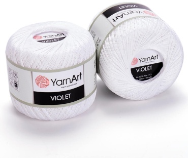 Моток YarnArt YarnArt Violet ультрабелый 282 м 50 г