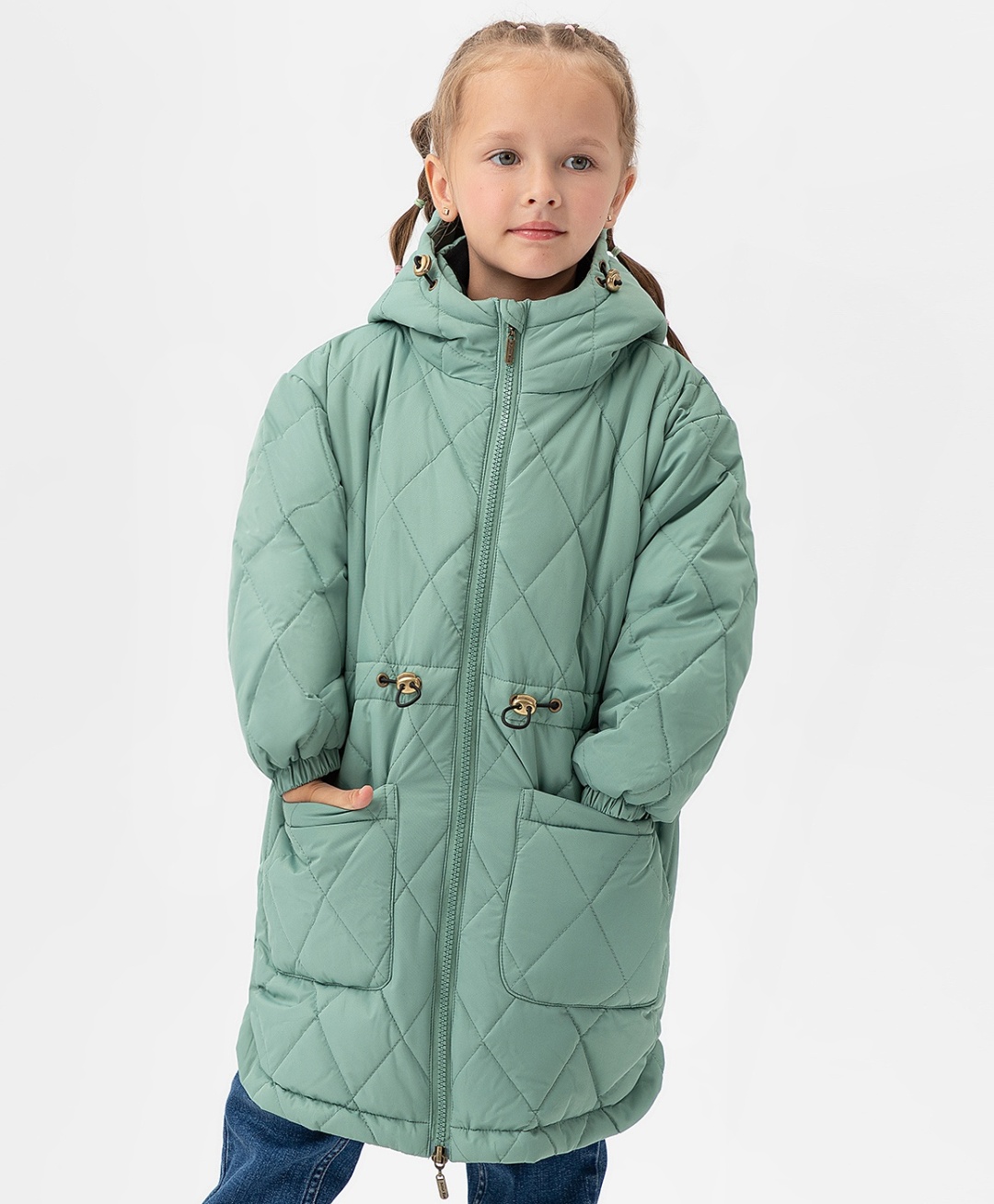 Пальто Button Blue зеленый