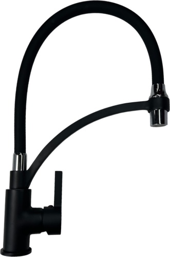 Смеситель с гибким изливом Casela CL54180B-2, латунь, цвет черный