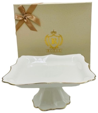 Блюдо ROYAL CROWN 24х24 см, фарфор, 1 шт