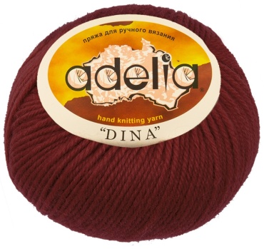 Моток Adelia "DINA" №26 бордовый 100 м 50 г