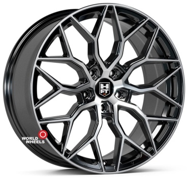 WorldWheels 611 8x18/5x114.3 D67.1 ET35 4 диска черный, серебристый