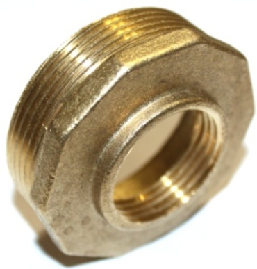 Футорка 11/4"х1/2", латунь, 1 шт