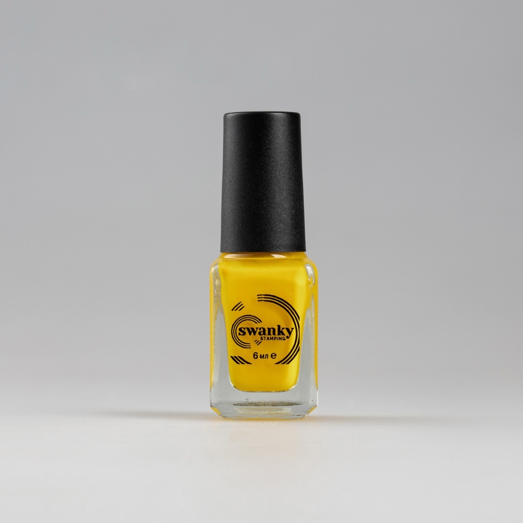 Swanky Stamping Лак для стемпинга S50 Lemon chrome 6 мл