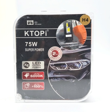 KTOPI H4_6000K_75W_02B светодиодная H4, 2 шт