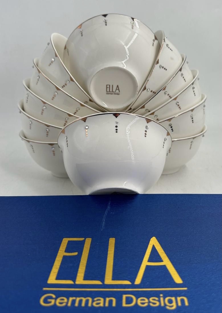 ELLA набор пиал 7538 200 мл, керамика, 12 шт
