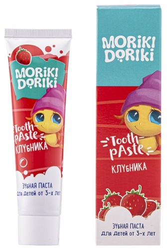 MORIKI DORIKI зубная паста Shushi клубника 65 г