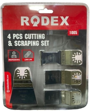 Rodex набор насадок для реноватора, 1005, 4 шт