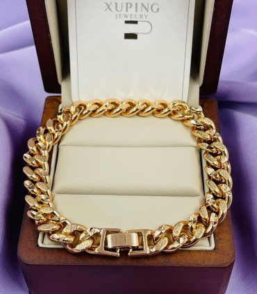 Xuping Jewelry длина 22 см медицинская сталь, без вставок