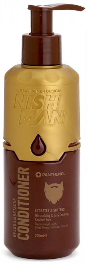 NISHMAN Beard Mustache кондиционер для бороды и усов 200 мл