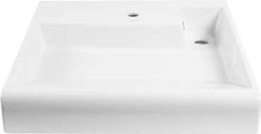 Раковина ROSA PRS0260 над стиральной машиной квадратная 60х60 см, фарфор