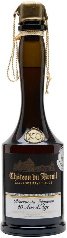 Кальвадос Chateau du Breuil Reserve des Seigneurs XO 20Y Pays d'Auge AOC 41% 0.7 л