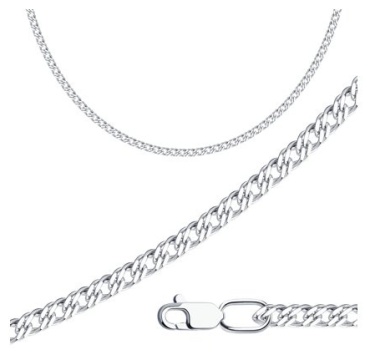 ZLATA Z40968040702_55_ длина 55 см, вес 12.25 г серебро, плетение ромб