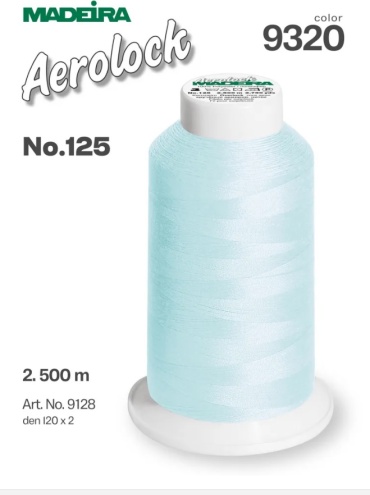 Нить оверлочная Aerolock №125 2500 м 9128-9320