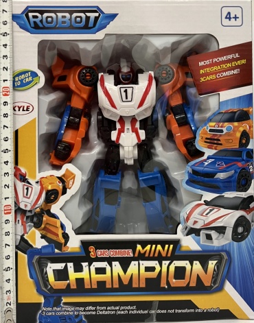 Трансформер Mini CHAMPION, высота 18 см, мультиколор