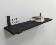 Полка Sky Loft Mark, 80х25.5x1.6 см, черный