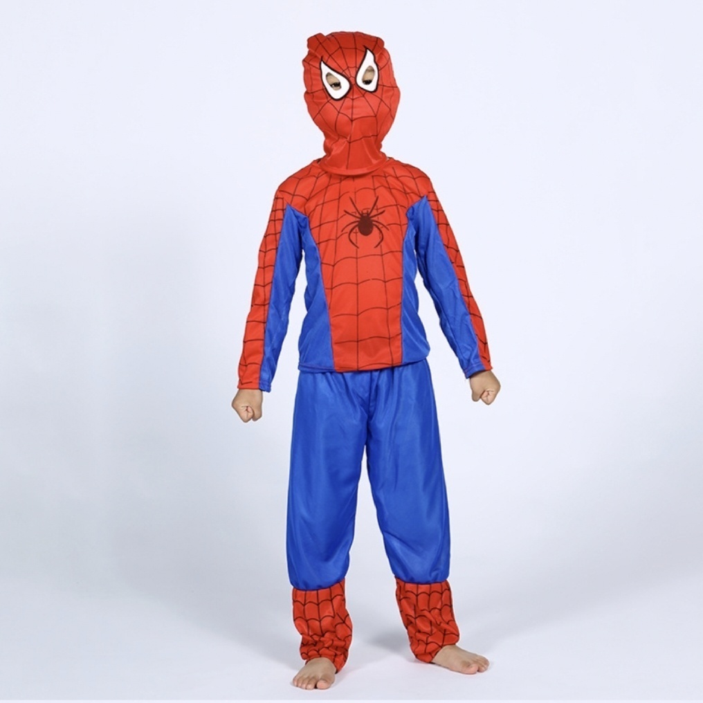 Карнавальный костюм Spider Men Человек Паук S синий, красный