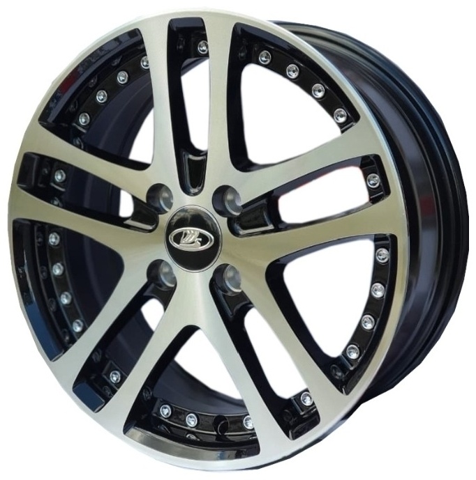 DWS 1133 6.5x15/4x98 D58.6 ET35 черный, серебристый