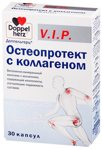 Doppelherz V.I.P. Остеопротект с коллагеном 1197 мг капсулы 30 шт