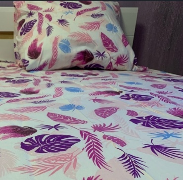 Комплект Nusay Pure 1.5-спальный флатон, 1 наволочка: 65x65 см