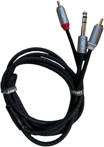 Кабель JSJ 6.3 mm jack - RCA 1.5 м