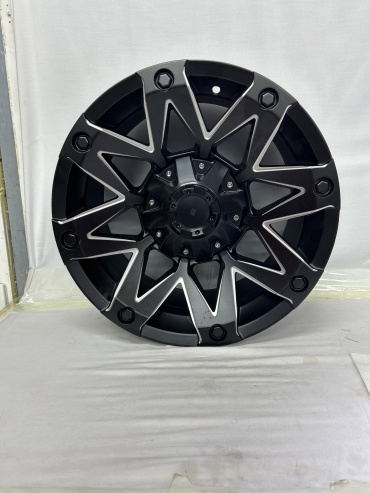 SSM 3466 8.5x16/6x139.7 D110 ET0 4 диска черный, серебристый