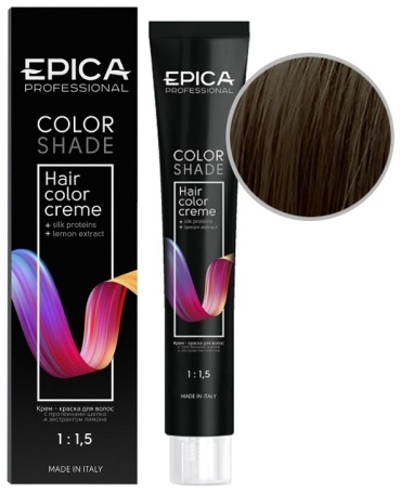 EPICA Professional Color Shade 6.1 темно-русый пепельный крем-краска 100 мл