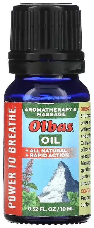 Olbas Therapeutic смесь эфирных масел Aromatherapy Massage лаванда, мята, эвкалипт 10 мл