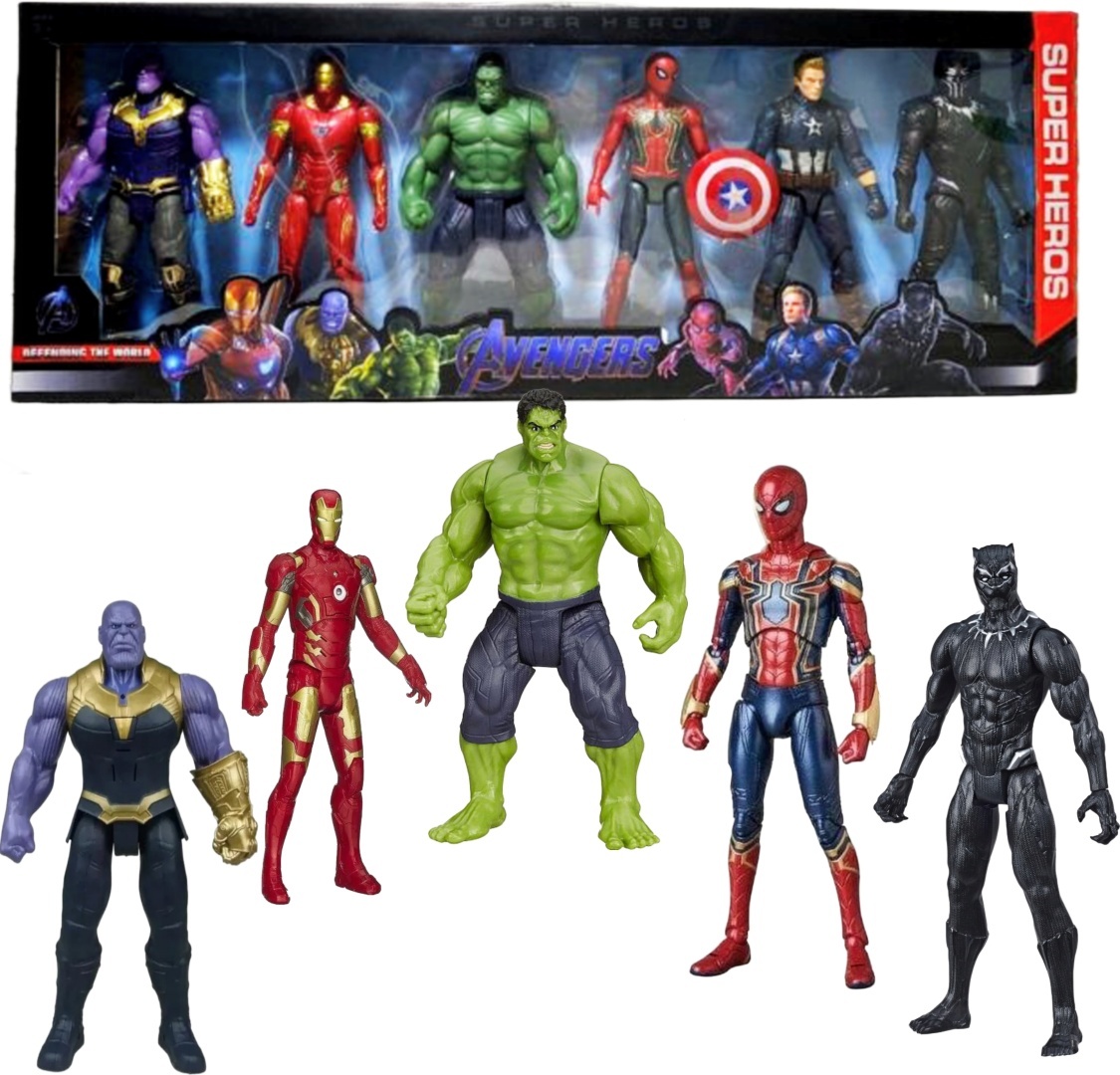 Купить Фигурка Hero X Супергерои Marvel Человек-паук, Железный человек ...