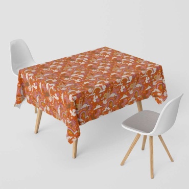 Скатерть Shabu 160x140 см, полиэстер, 1 шт