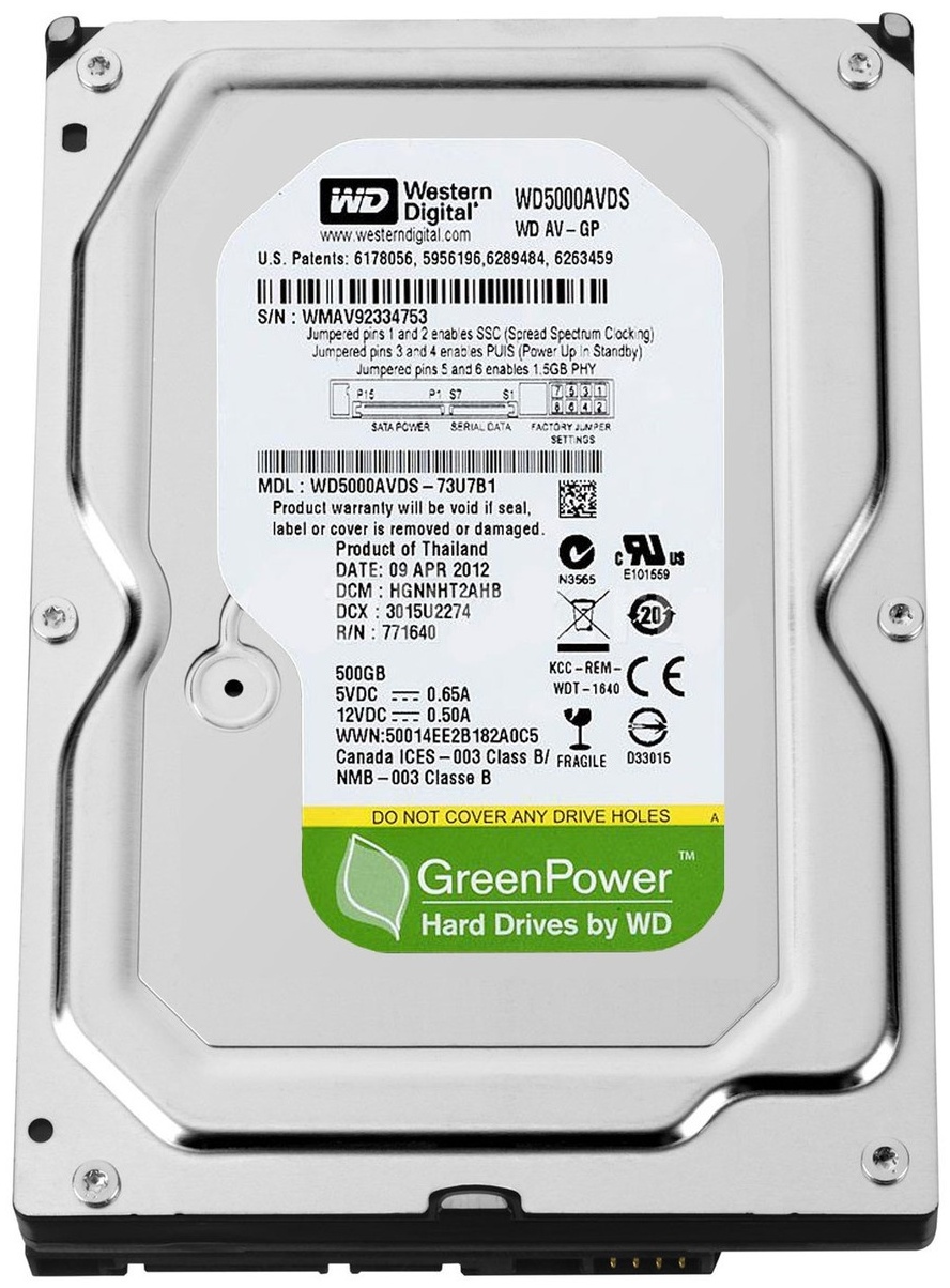 Western Digital WD5000AVDS 500 GB