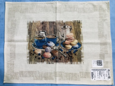 Полотенце Белорусский Лен 60x47 см, хлопок, лен, 1 шт,