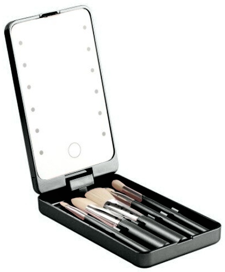 Wellamart зеркало карманное WL - 85M62 16х10х3.5 см