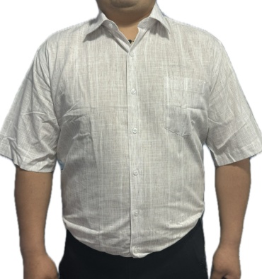 Рубашка прямая Baizhan бежевый