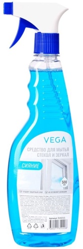 для мытья стекол с тригером 0.5 л VEGA Сияние 025-314211