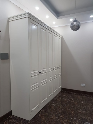 Распашной шкаф Zulpas Mebel 102790202, 250x248х60 см, слоновая кость