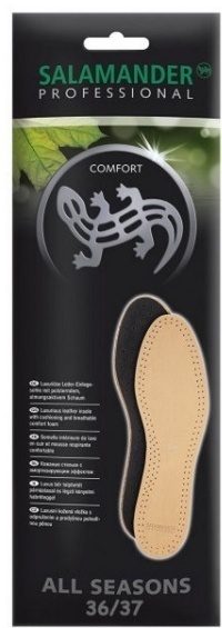 Salamander стельки Comfort 88708 размер 36-37, для спортивной обуви, классические, для рабочей обуви