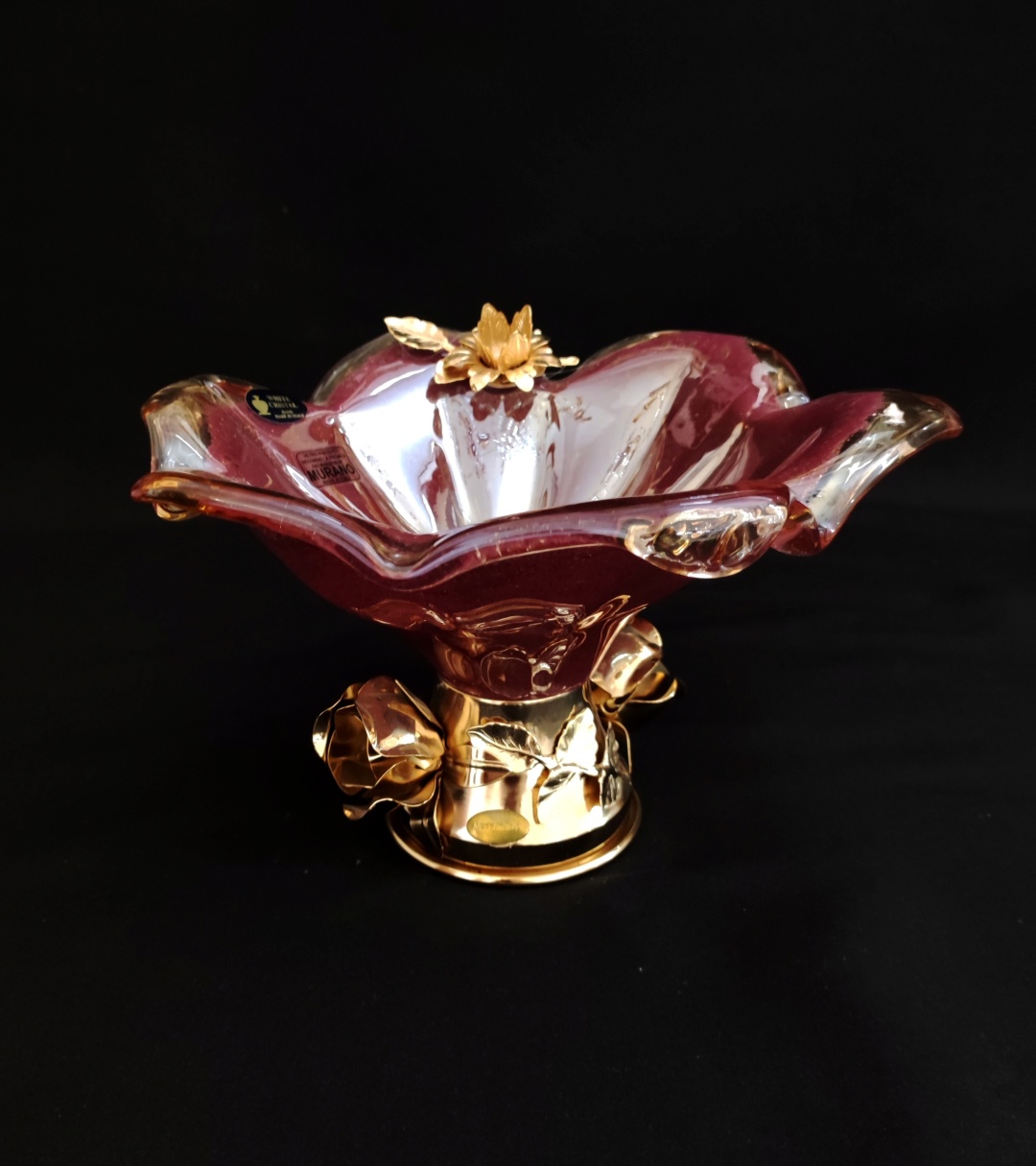 Murano конфетница CT-3280-LIL-MMO фигурная 1 шт