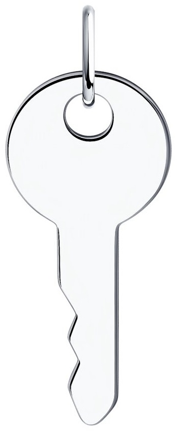 Подвеска SOKOLOV 94032587 CEN00053390 вес 0.85 г серебро, без вставок