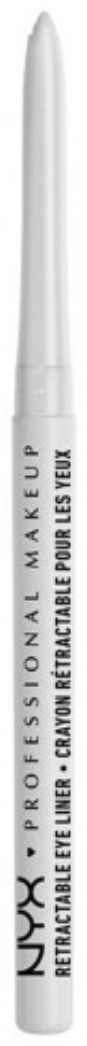 NYX Professional Makeup Retractable Eye Liner карандаш белый 01 white